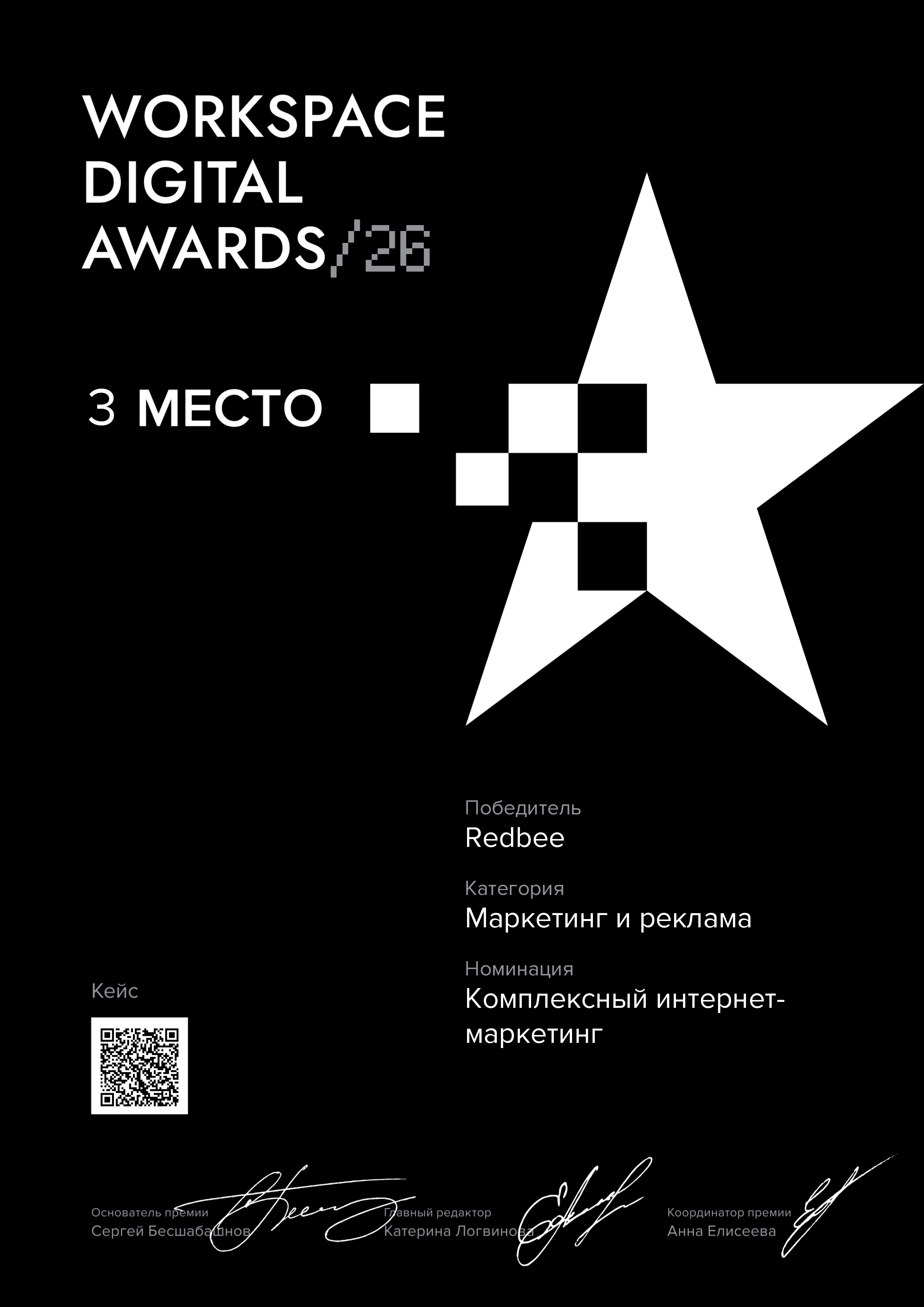 Премия Workspace Digital Awards 2026
